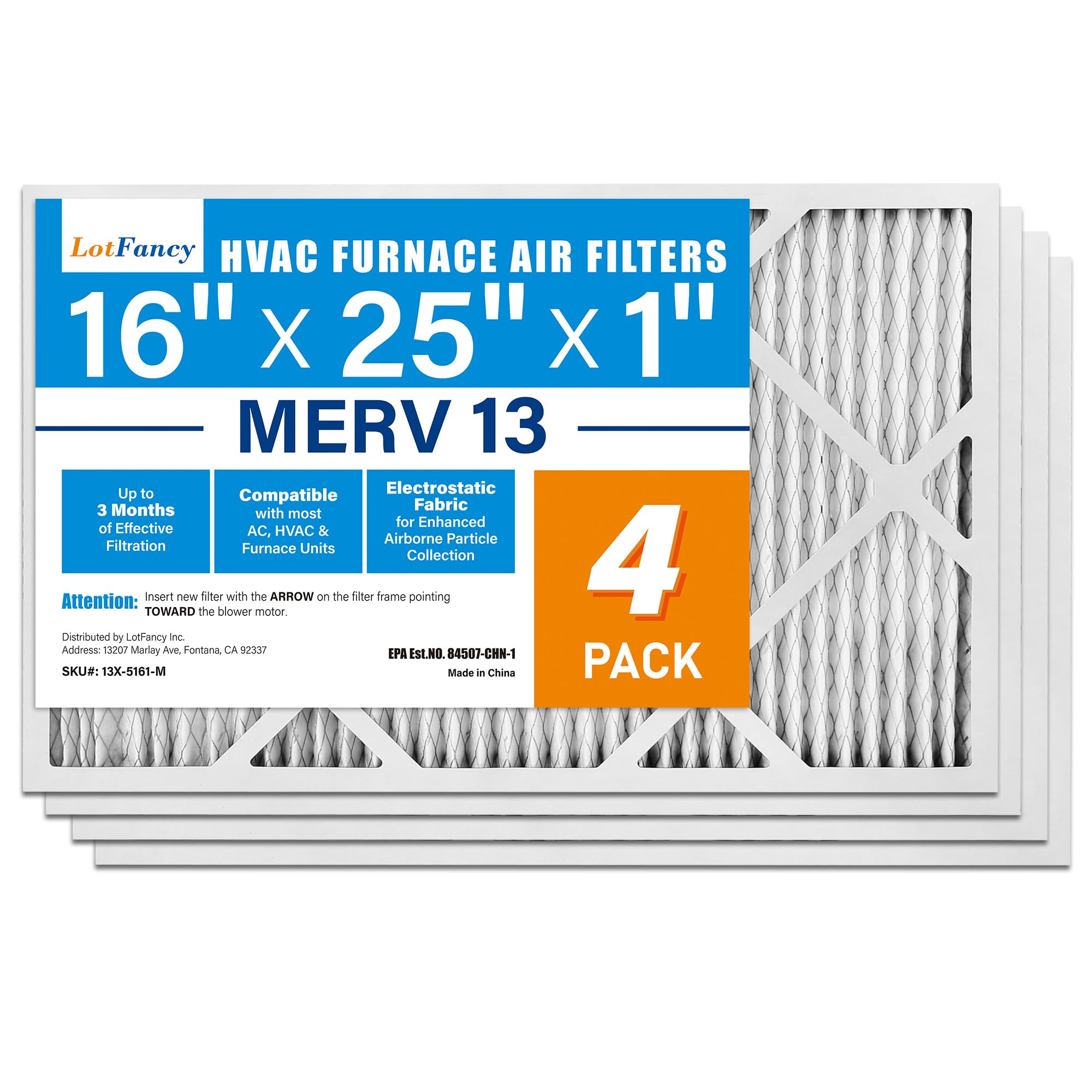 LotFancy MERV 13 4-Pack