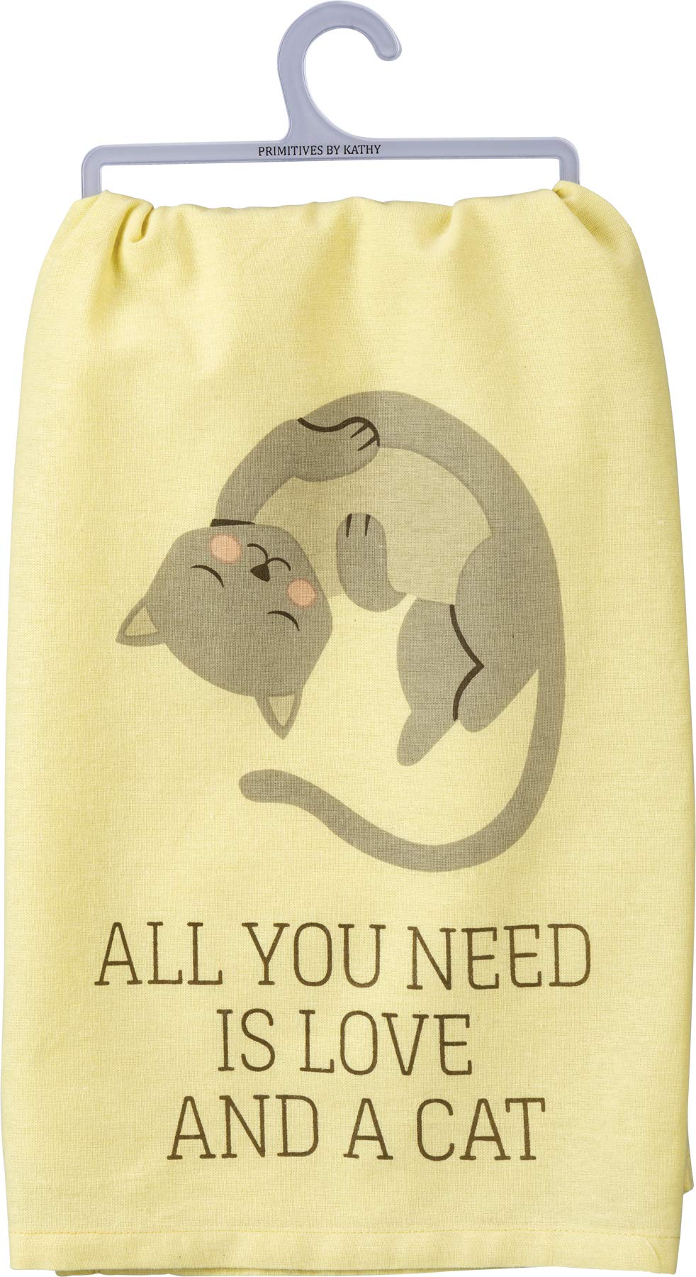 Küchentuch 'All You Need Is Love And A Cat' – Mit Katzen-Druck