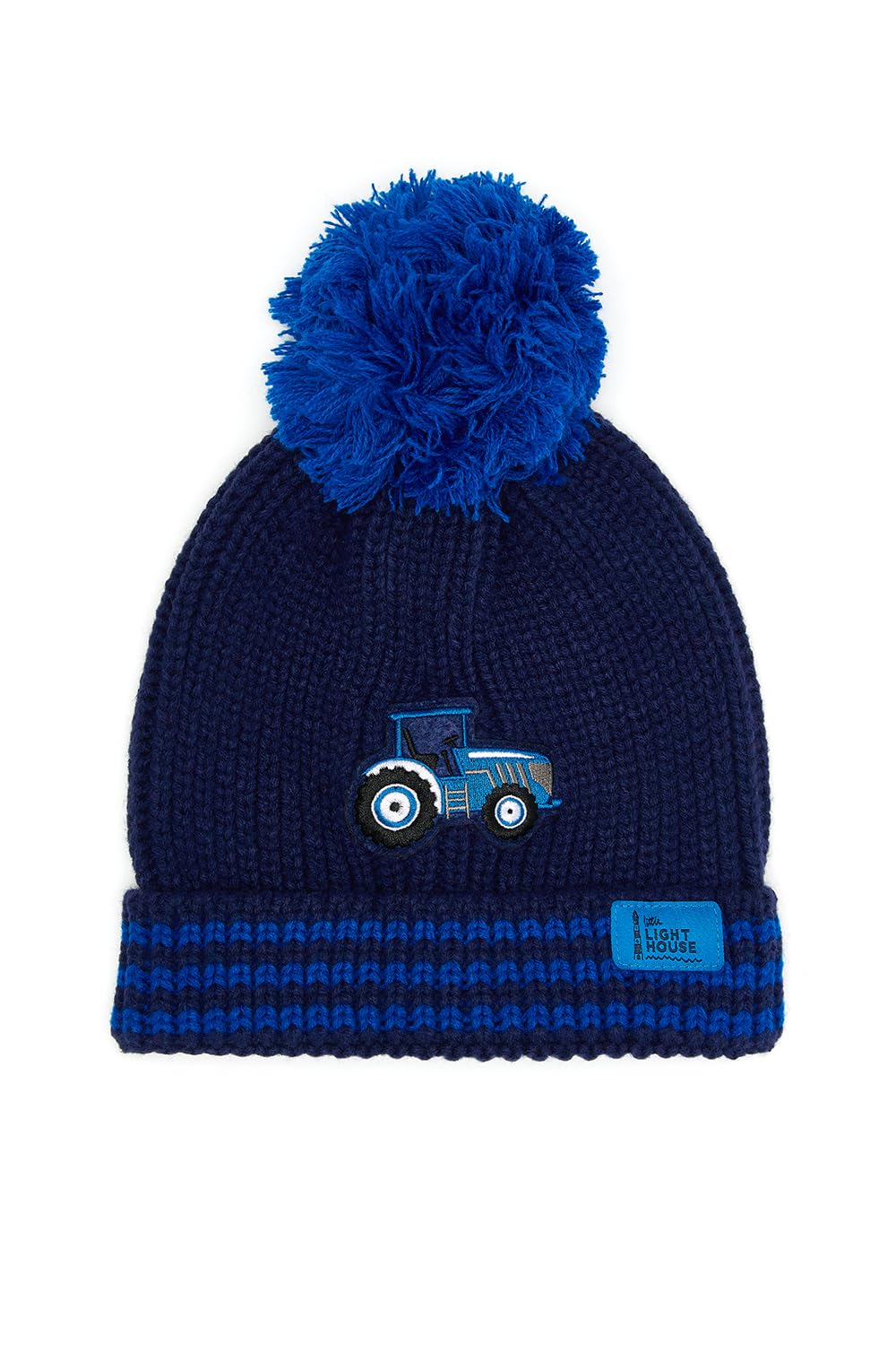 Lighthouse Clothing Bobble Hat Kids 5-10 Years Dark Blue Acrylic