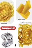 Imperia PastaPresto Classic Line. Electric Fresh Pasta Machine. 100% Made in Italy. Fresh Pasta Machine in Steel with 220v Electric Motor. Electric Roller for Lasagne, Tagliolini, Fettuccine. - 3
