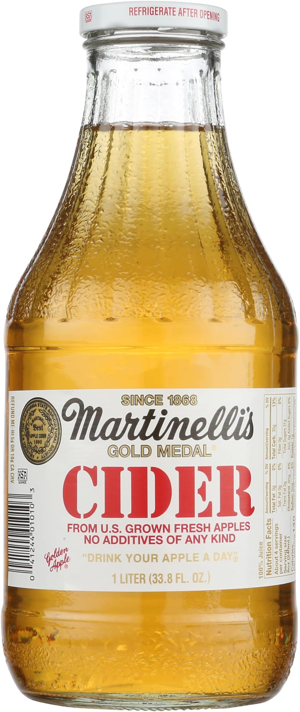 Martinellis Cider, 33.8 Fz