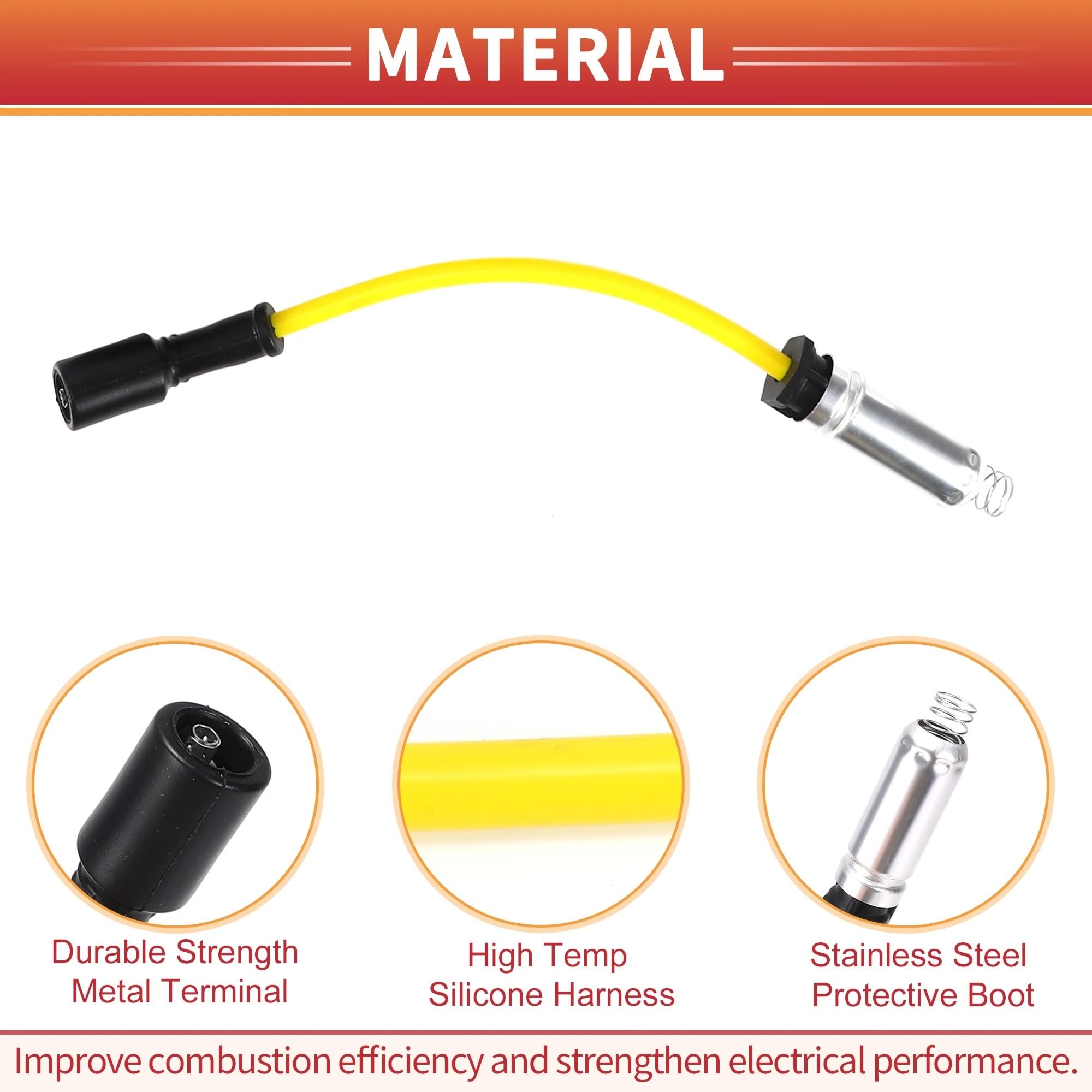 Cables de bujía Para Cadillac Para Escalade 8 Cyl 5.3L 6.0L