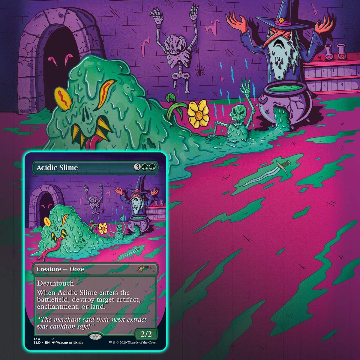 Magic: The Gathering Secret Lair: Prime Slime : Amazon.com.br
