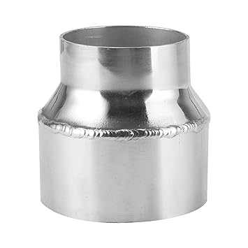 Exhaust Pipe Adapter,3in OD to 4in OD Aluminum Universal Reducer Pipe Exhaust Tip Adapter Connector