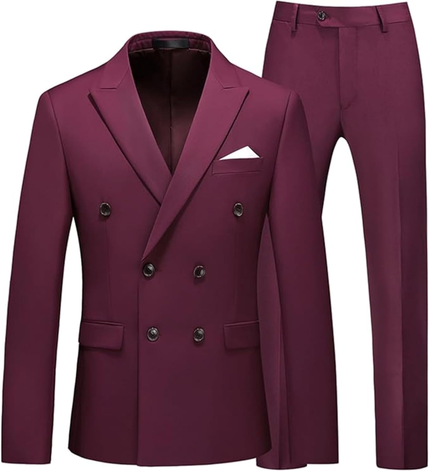 Men's Suits 2 Pieces Jacket Pant Set Evening Suit Formal Party Tuxedo Blazer Coat Wedding