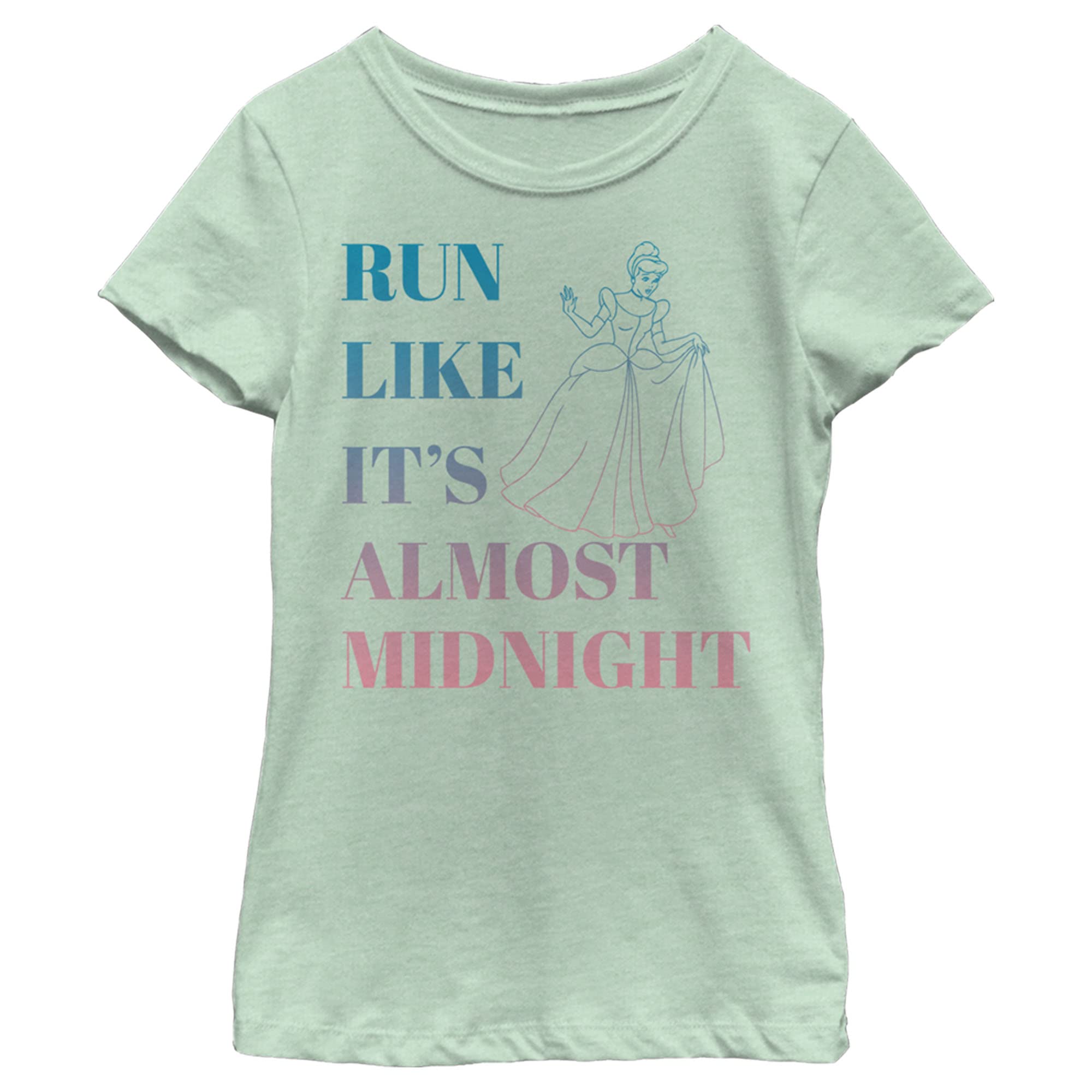Girl's Cinderella Run Like Midnight T-Shirt