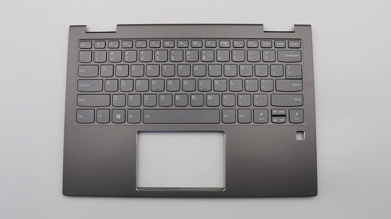 Replacement for Lenovo Yoga 730-13IKB 81CT Laptop Upper Case Palmrest Keyboard Assembly Part AM279000F20 5CB0Q95904 Top Cover Iron Grey