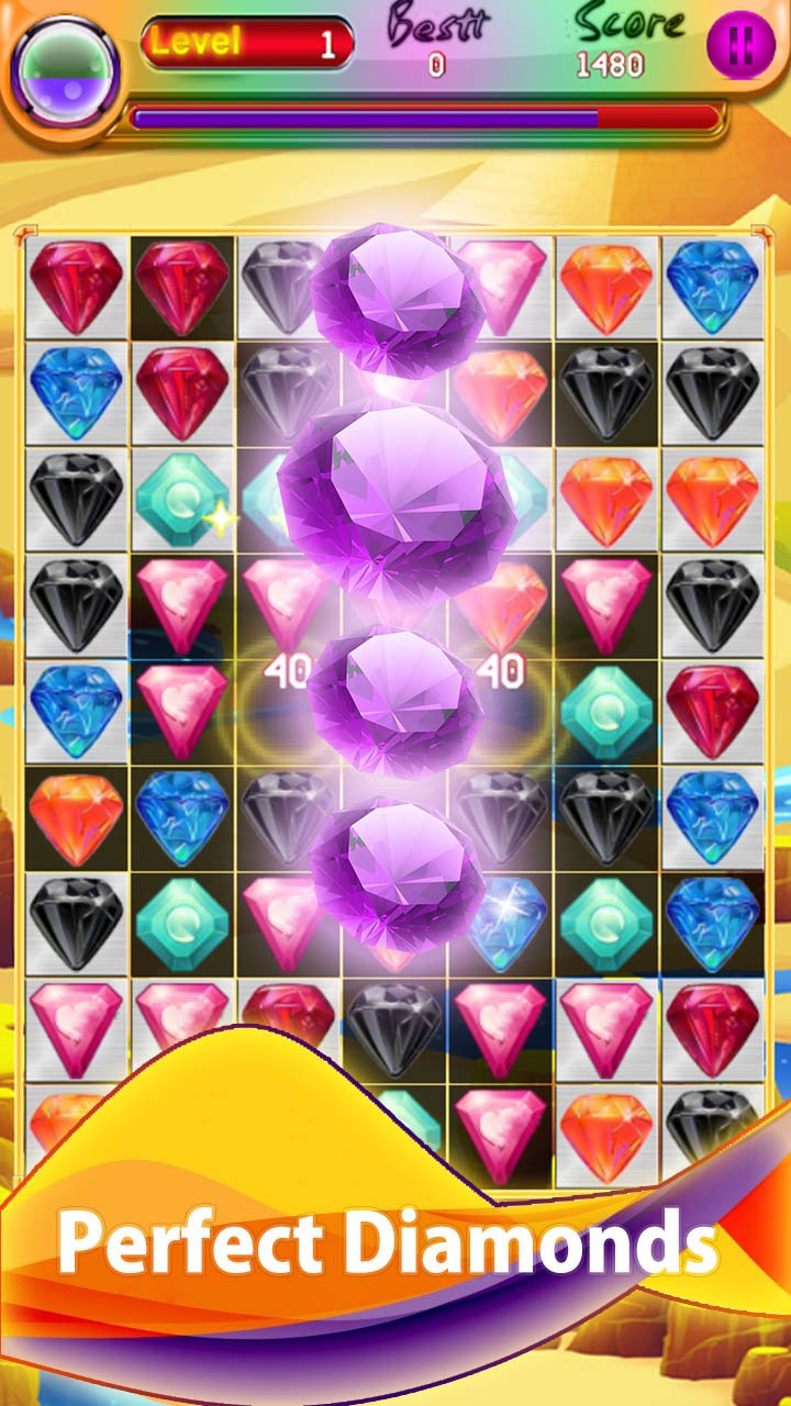 Diamond Rush Jewel Quest App on the Amazon Appstore