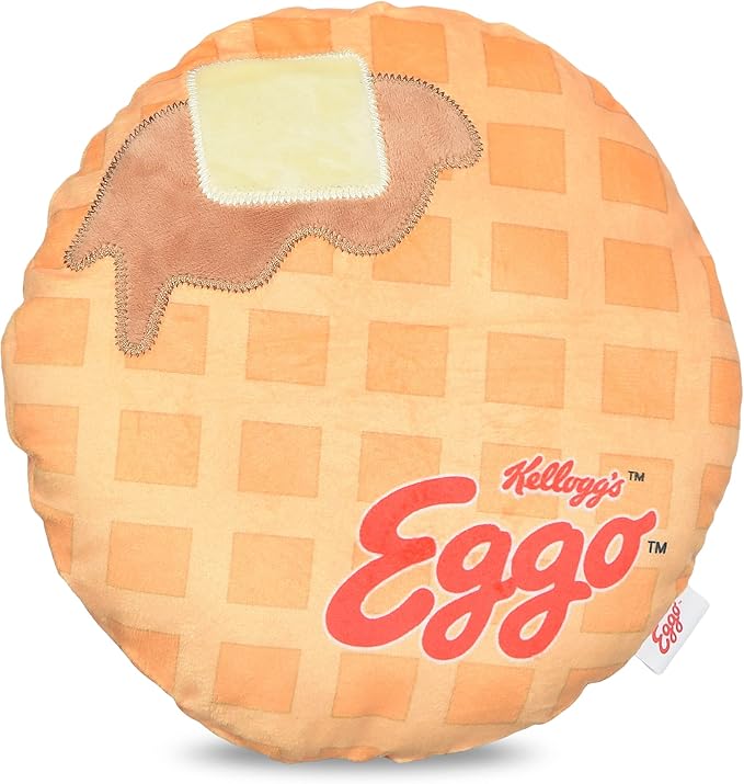 Pet Supplies KELLOGG'S for Pets 9" Eggo Waffle Plush Squeak Toy for