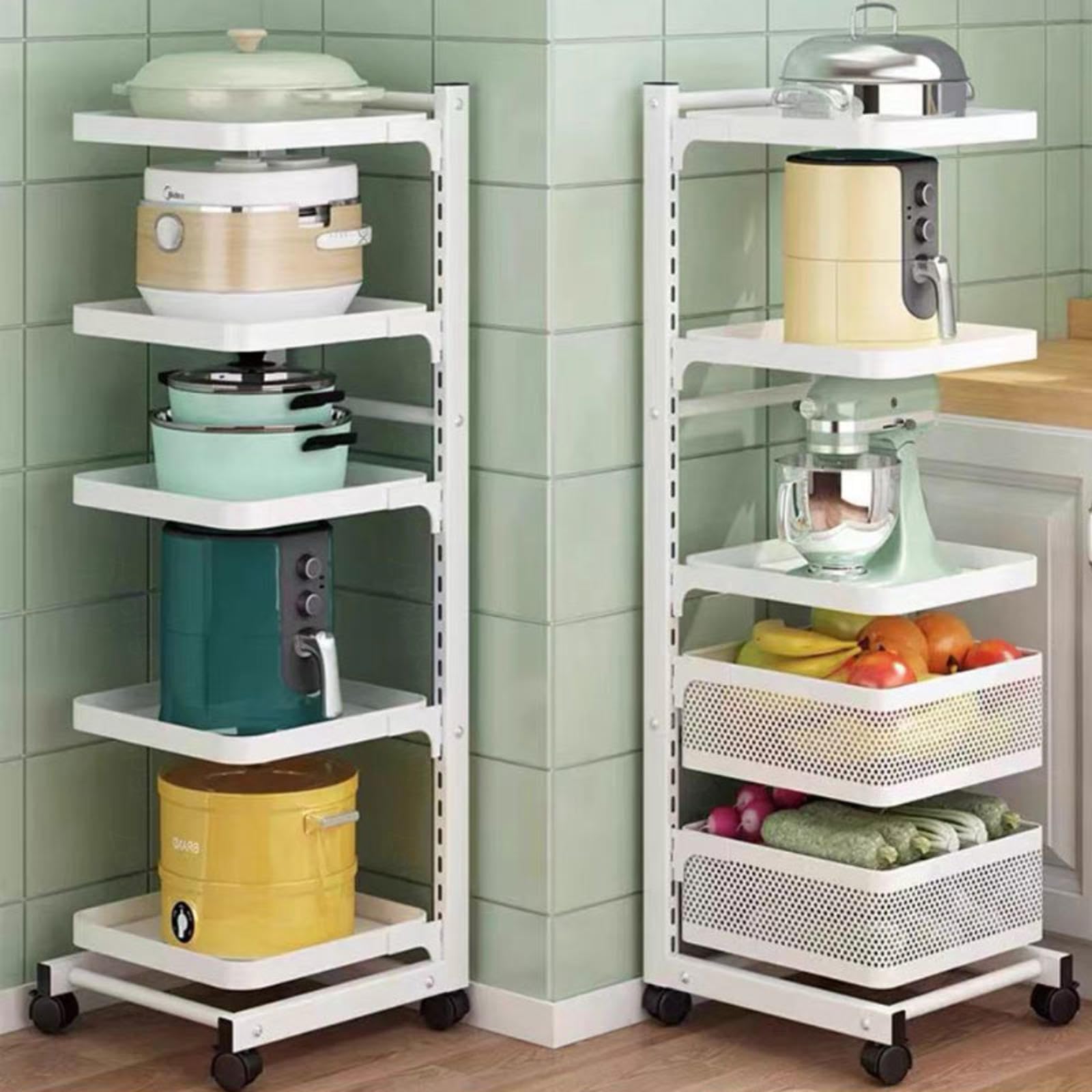 Cajón para Tapas de sartenes y ollas de Cocina, Color Negro, con 5 Tablas, 4 Ganchos y 1 Cesta (3 Unidades, 2 Tablas y 1 Cesta).