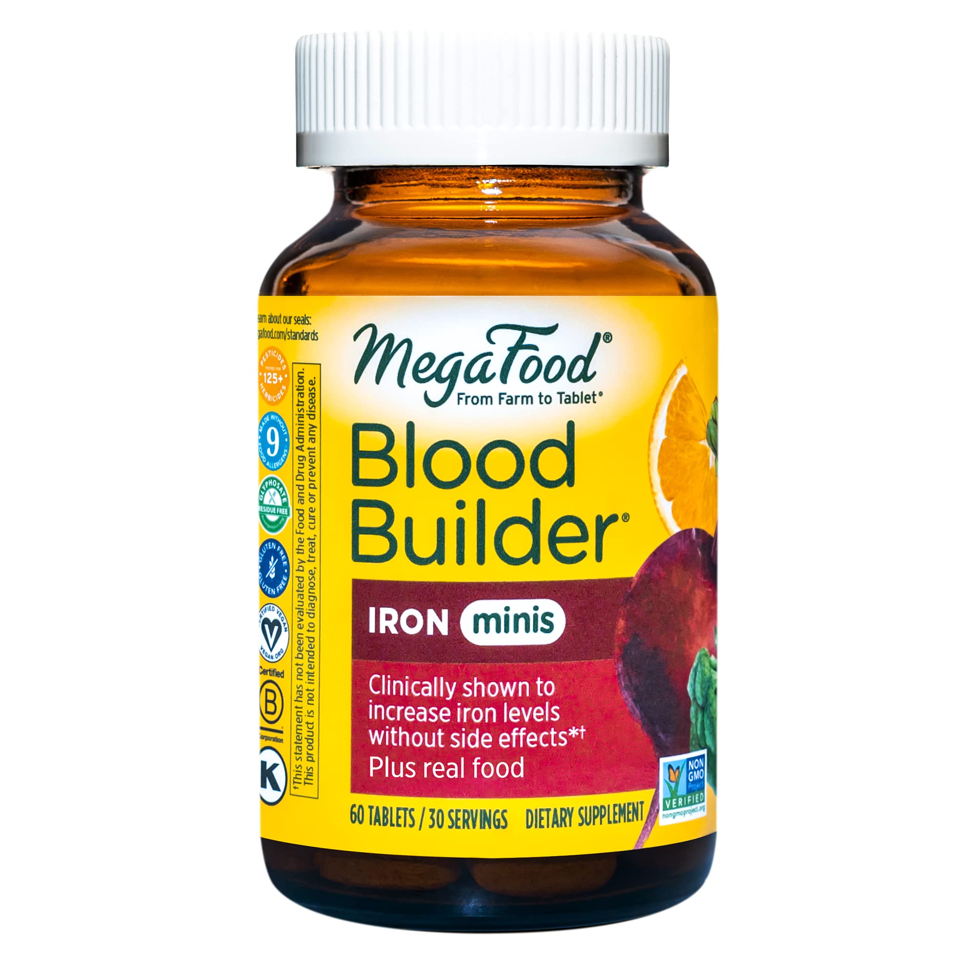 Sponsored Ad - MegaFood Blood Builder Minis - Iron Supplement Shown to Increase Iron Levels Without Nausea or Constipation...