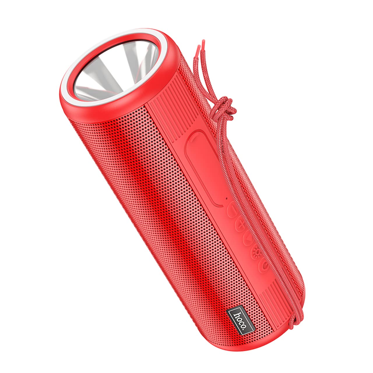 Hoco HC11 - Bora Sports Wireless Speaker, Bluetooth V5.0, Battery Capacity: 1200mAh, Music Time Up To: 2 Hours, Support Bluetooth, FM, TF card, U disk, AUX, TWS - Red
