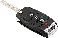 Vista 2 de Keyless2Go Repuesto para llave remota de 4 botones Kia NYODD4TX1306-TFL (TF F/L) 95430-2T560 (chip 4D60) - Paquete de 2
