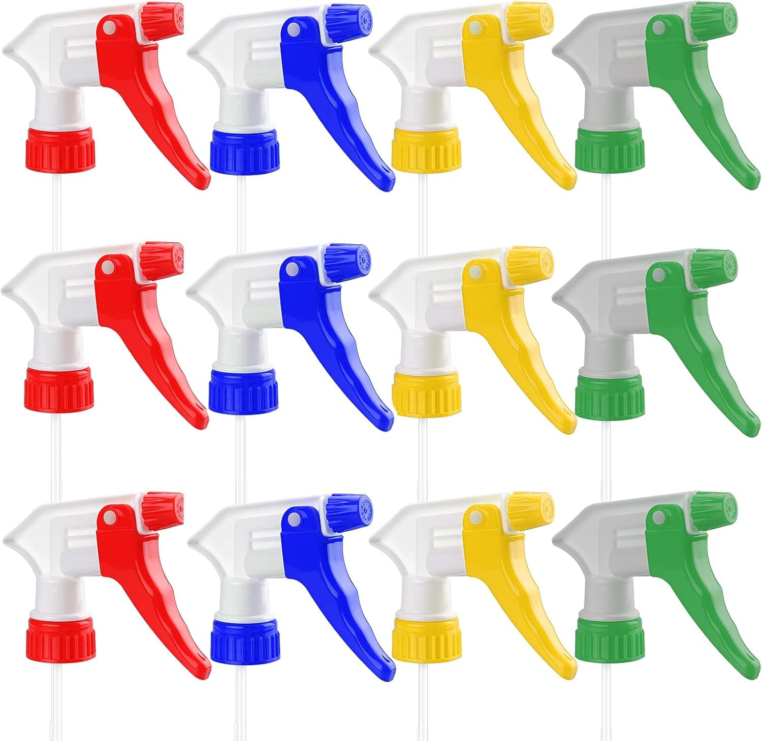 ikis Multicolour Plastic Trigger Spray for Bottle/Spray Gun | Sprayer | Spray for Bottle For Home, Salon And office purpose | Fits on Every Bottle - Bottle Not Included- Combo Pack of 12-image-48
