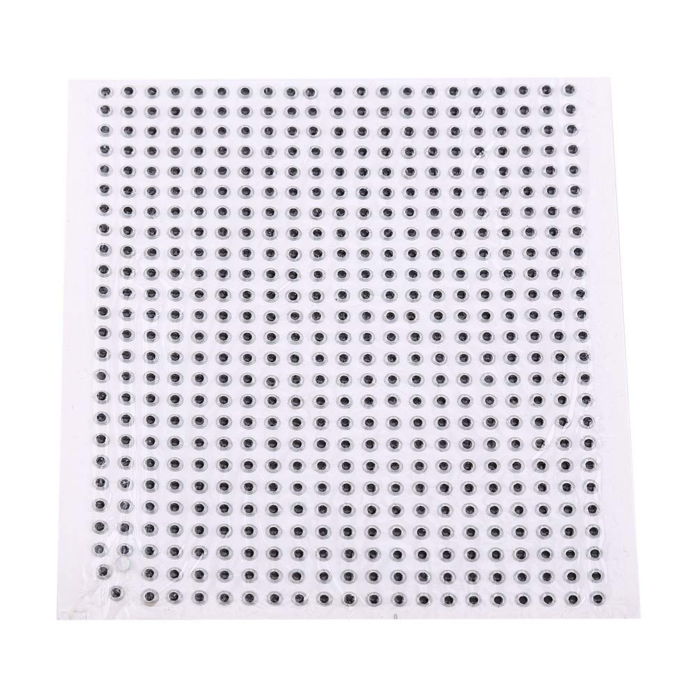 5Mm Lure Eyes, 500PCS 3D Eyes Fishing Lure Fishing Lure Eye 3D Eyes Fly Tying Crafts Jig 500PCS 3/4/5mm Fishing Lure For DIY Lure Baits Making (4mm)