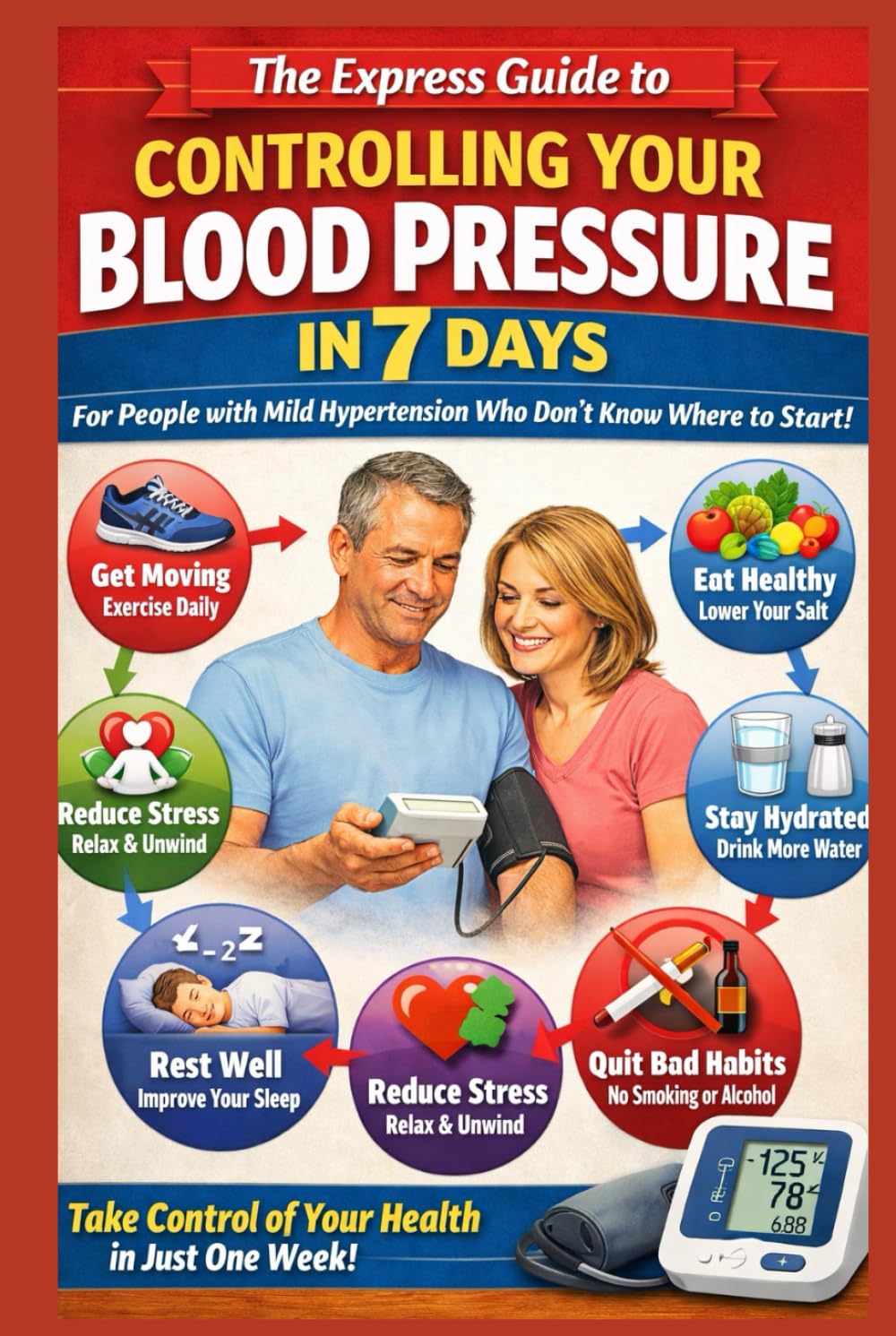 The Express Guide to Controlling Your Blood Pressure in 7 Days: People with mild hypertension who don't know where to start