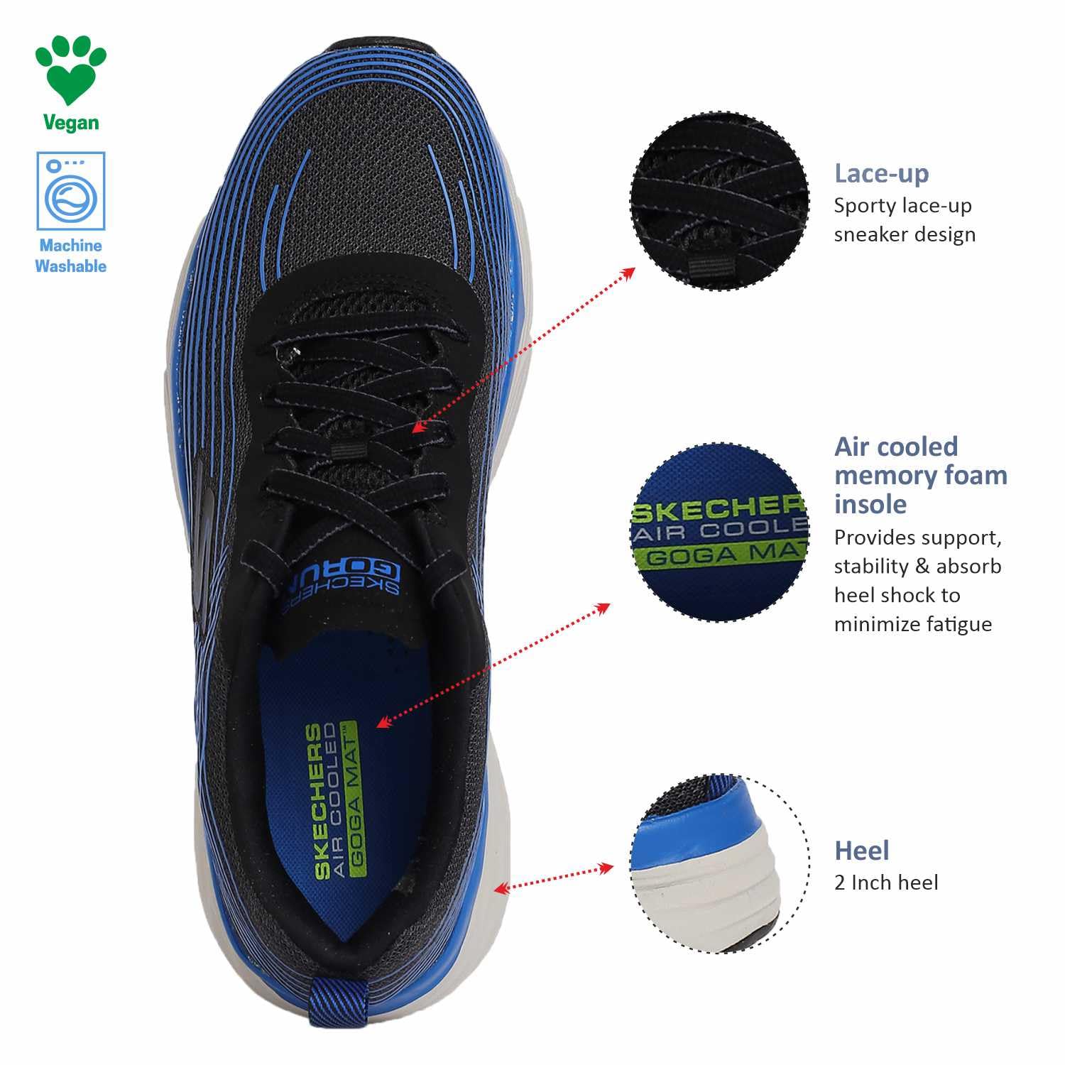 Skechers Mens Max Cushioning Elite Sneaker Desertcart Seychelles