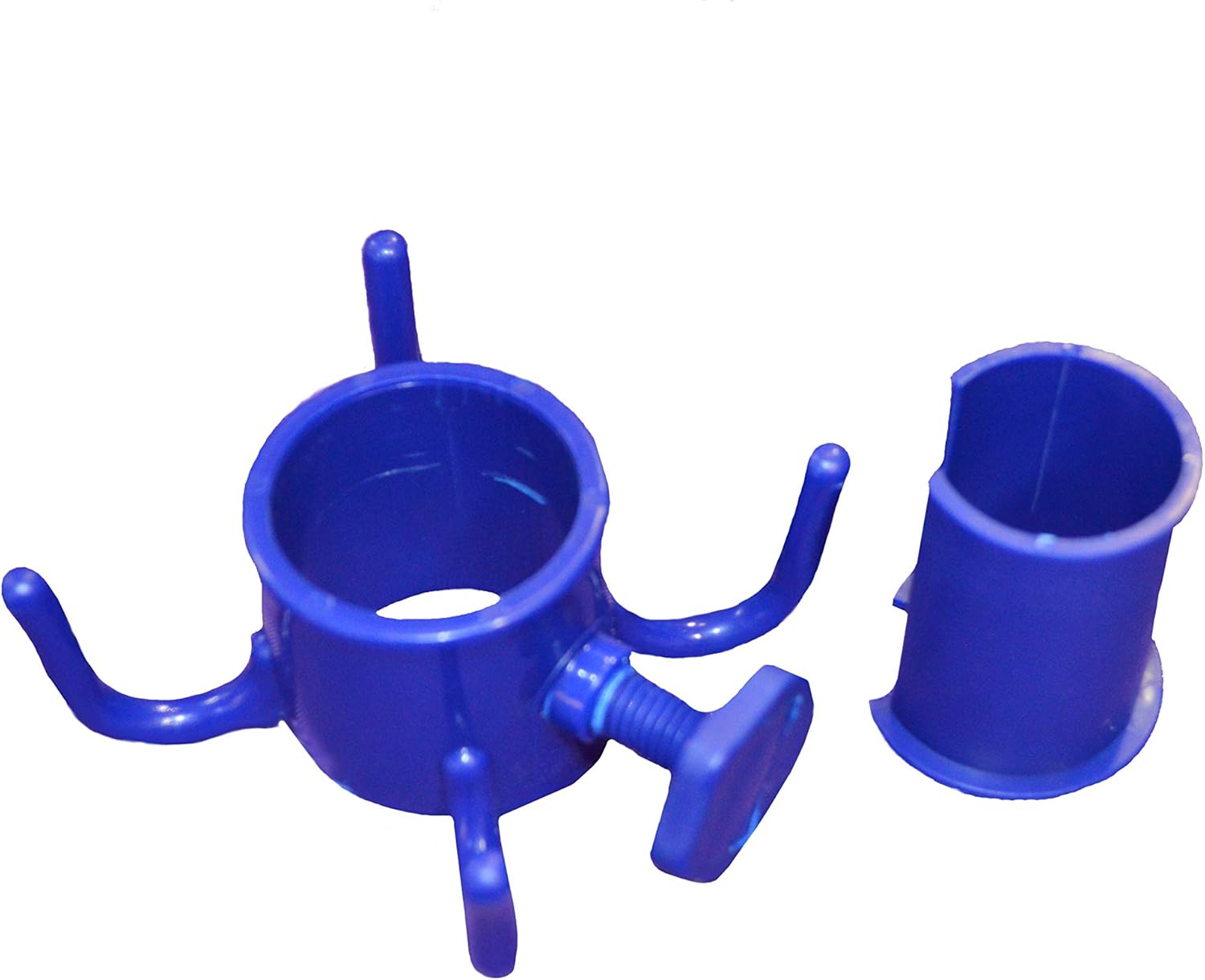 Impact Canopy 8' Beach Umbrella with Umbrella Towel Hook, UV Protected, Vented, Tilt Pole, Sand Anchor, Carry Bag, Rainbow