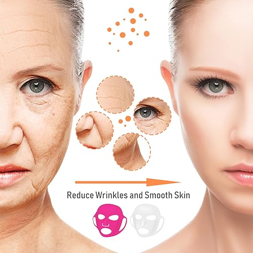 Miniatura 5 de Maitys 32 almohadillas faciales de silicona para el pecho y el cuello, parches reutilizables para la frente y la frente, máscara facial para dormir,