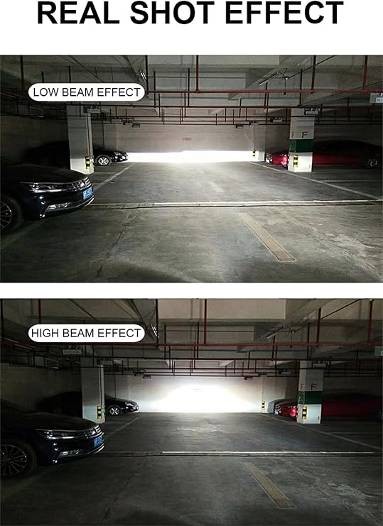 H15 LED Headlight Bulbs, 50W 8400LM High Beam Daytime Running LED Bulbs, 6000K White, Super Bright, All-in-One Plug and Play Replacement Conversion Kit, Pack of 2