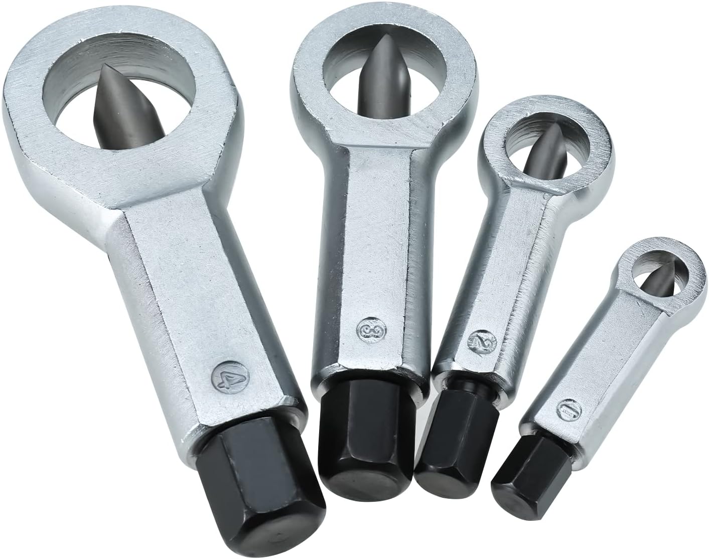 Heavy Duty Nut Splitter Broken Damaged Corroded Stuck Screw Nut Removal Splitting Tools 4 Sizes