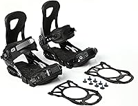 Vista 8 de XCMAN Fijación de snowboard para exteriores de montaña Bota talla 6-9 de EE. UU