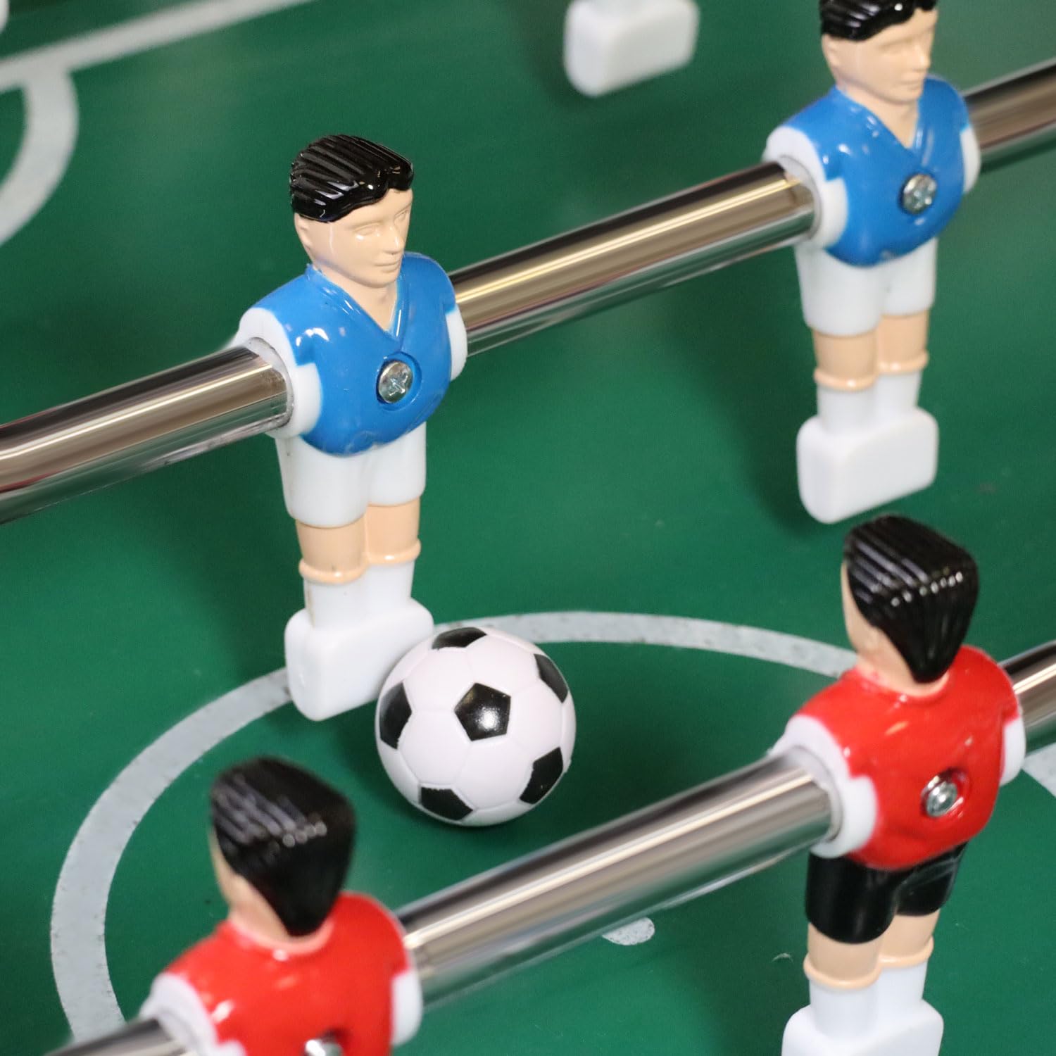Image secondaire de EYEPOWER Balles Baby Foot Ensemble de 10 pièces | Balle en Plastique Dur antidérapant 31mm 16g | Ballons de Football en Miniatur