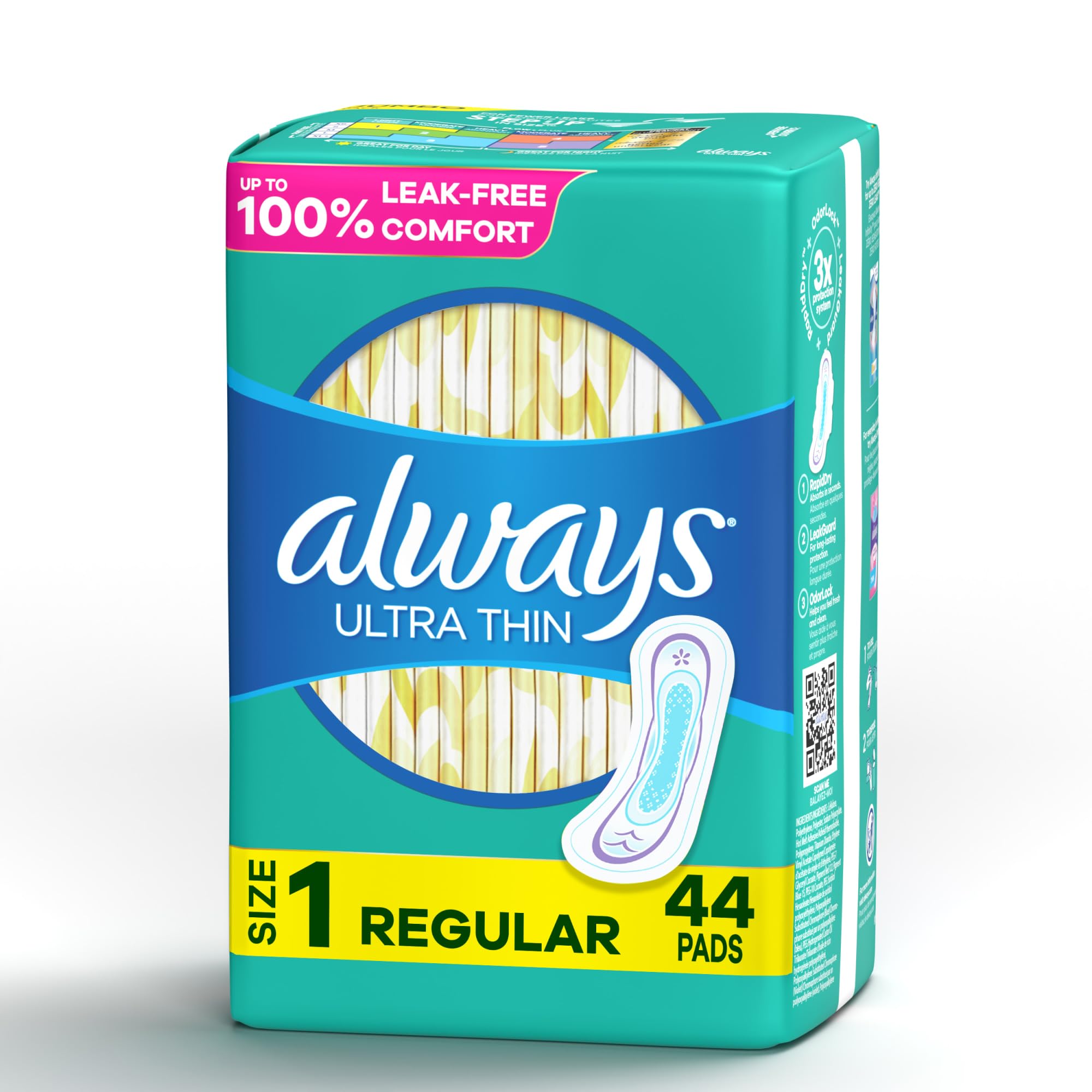 Always Ultra Thin Regular Pads, Unscented