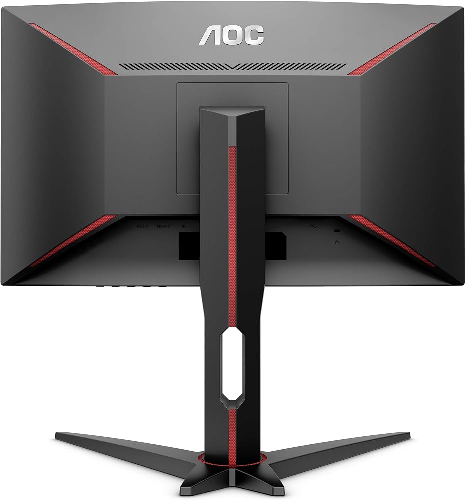 AOC C27G1 27" Curved Frameless Gaming Monitor FHD 1080p, 1800R VA panel, 1ms 144Hz, FreeSync, DP/HDMI/VGA, Height adjustable, VESA, Zero Dead Pixels thumbnail 2