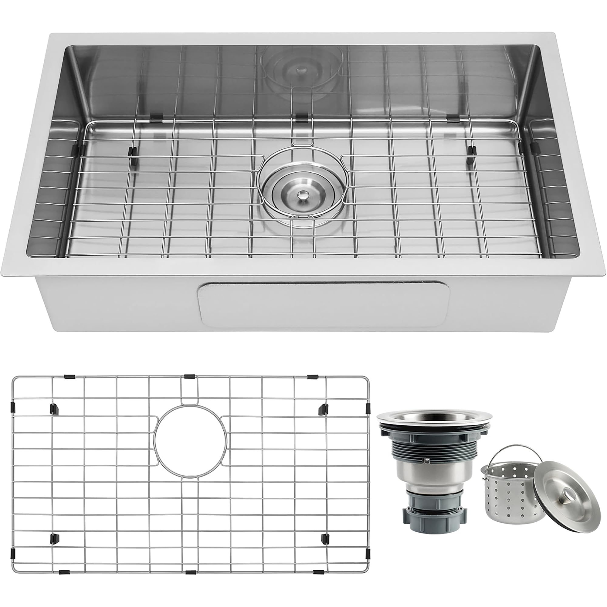 27x16x7 Inch RV sink,Undermount Single Bowl Kitchen Sink