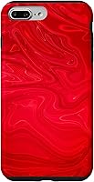 Vista 12 de Funda para iPhone 12 mini Groovy Liquid Swirl Hippie Red Psycodélica