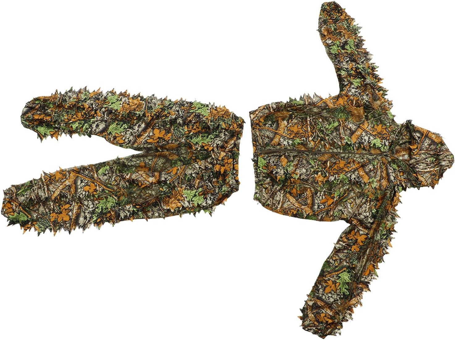 Fren Kids Camouflage Suit, Adjustable Size Kids Camouflage Clothing for Game