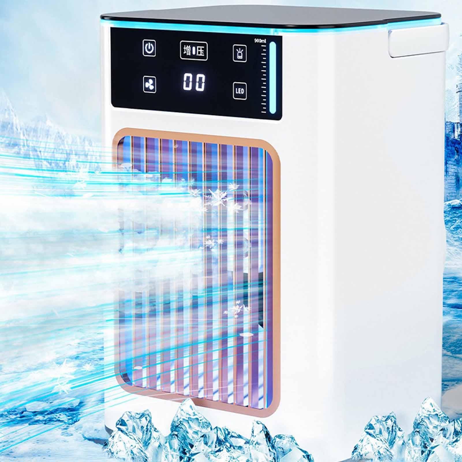 Ventilador Personal Portátil 3-Velocidades | Ventiladores Enfriadores Que Soplan Aire Frío Para Verano Interior Hogar Oficina Dormitorio Escritorio Residencia Viaje