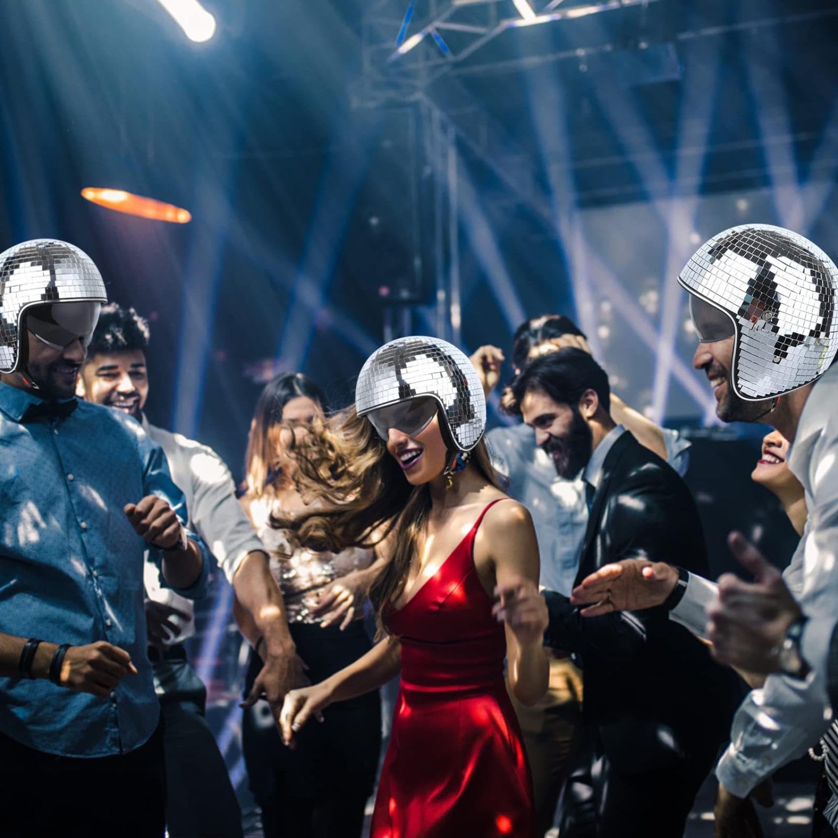 Spiegelhut Discokugel Hüte Disco Dekor Helme Mit Einziehbarem Visier Glitzer Spiegel Glas Hut Helm für Damen Herren Neuheit Party Hut Glänzende Pailletten Baseball Cap