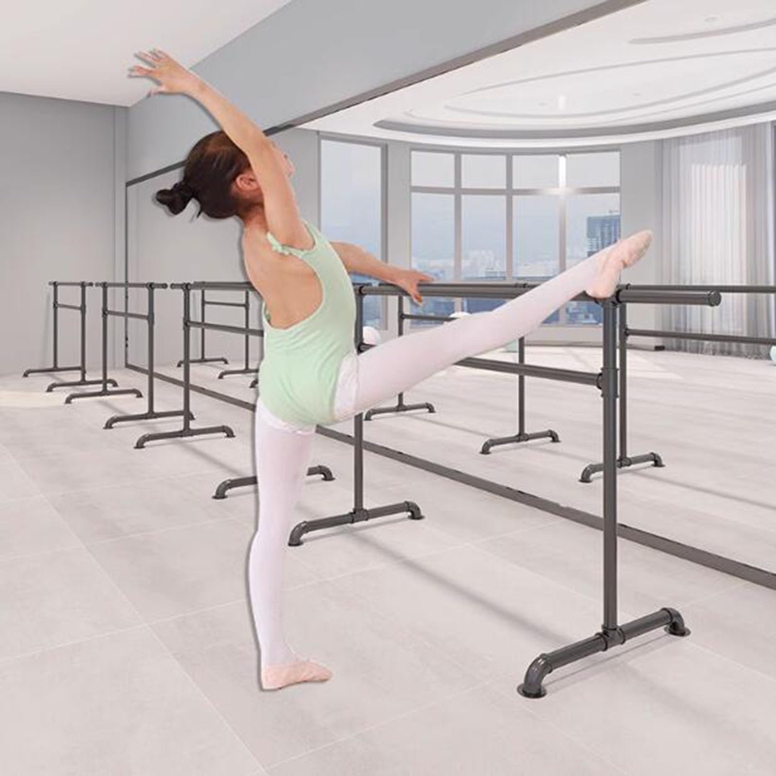 Barra de Ballet portátil e independiente para Niños y adultos: equipo de Baile Ideal para El ejercicio y El entrenamiento físico.