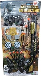 لعبة بندقية بلاستيكية على بطاقة، للأطفال من الجنسين، للأعمار من 3 سنوات فما فوق، هدية عيد ميلاد، موضوع عسكري، لعب تظاهري من ماجنيفيسنت رييتش