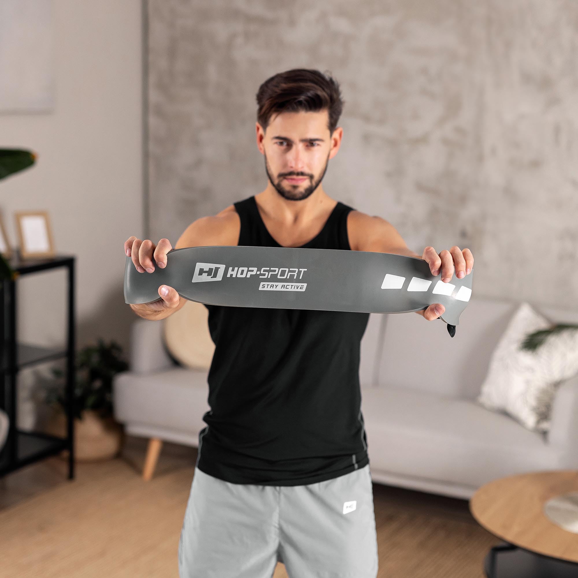 Hop-Sport Fitnessbänder aus Latex verschiedener Widerstand 7 bis 137kg Widerstandsbänder Gymnastikband für Kraft & Fitnesstraining und Muskelaufbau