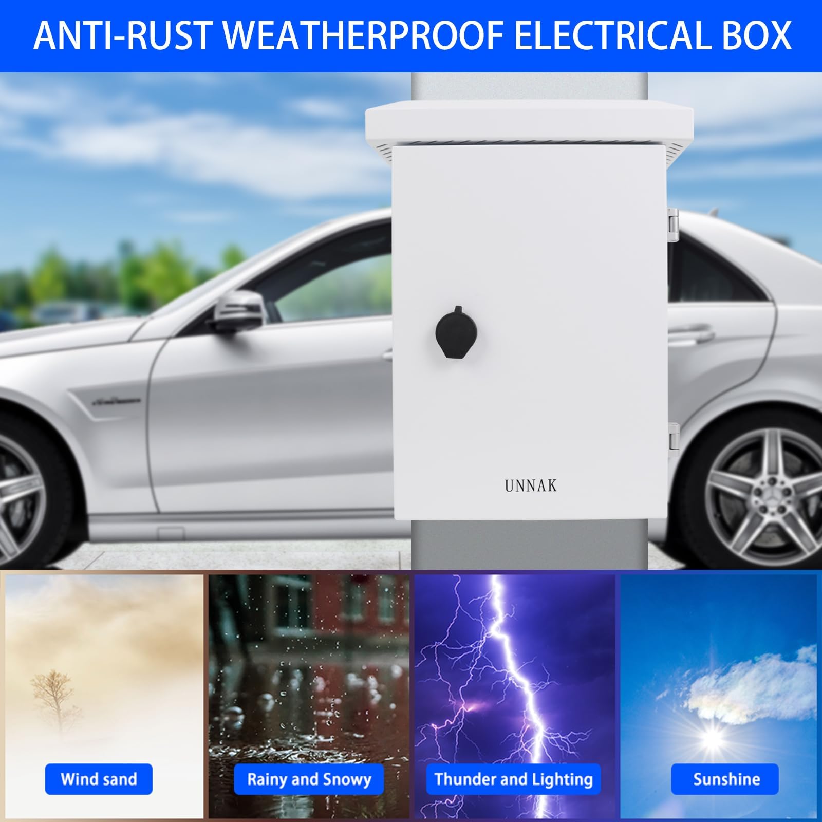 Outdoor Weatherproof Nema Enclosure Electric Box19.7x15.7x9.8 Ventilation — Amazon image 7