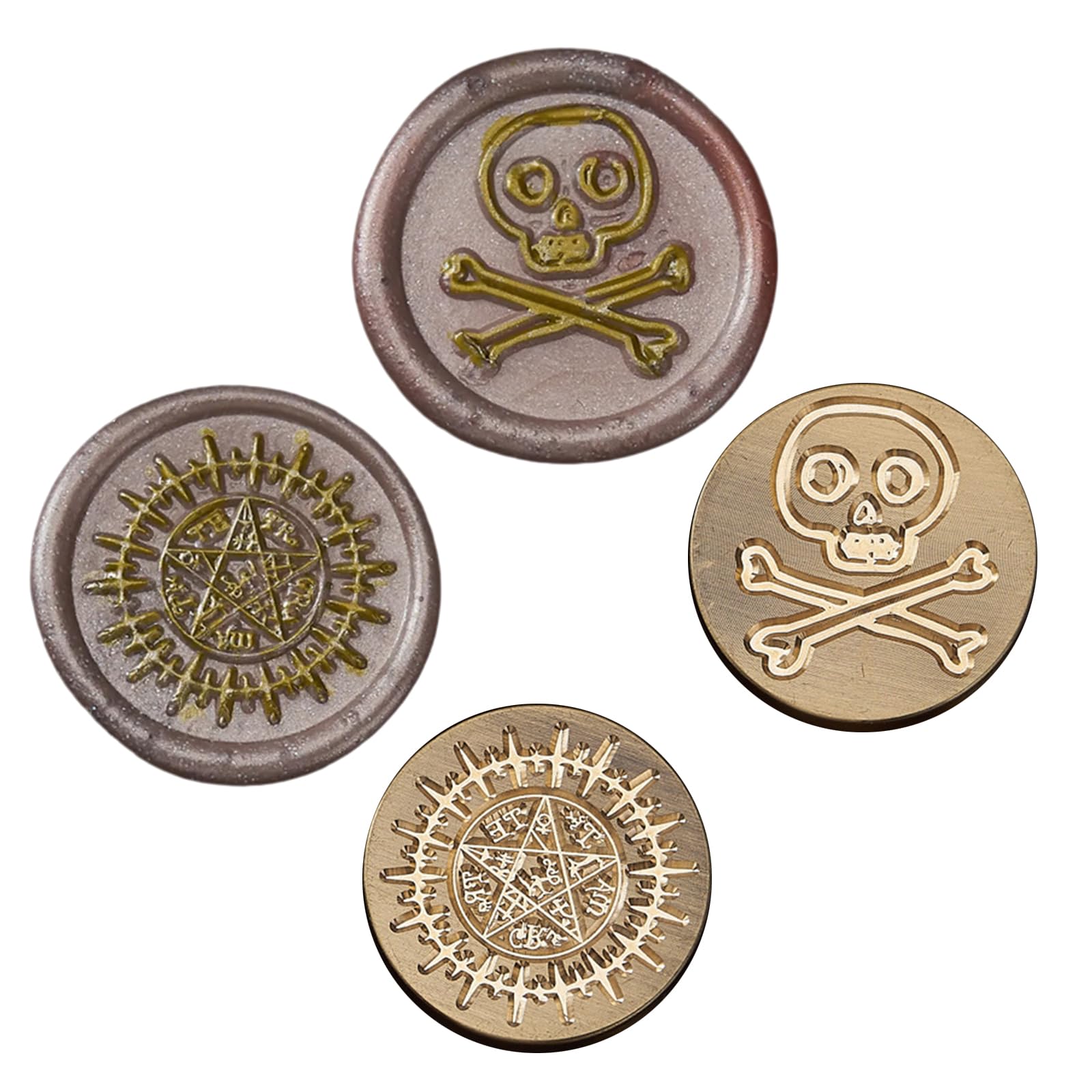 Msioytog Sealing Stamp Head for Wedding Invitations Envelope Scrapbooking Sealing Stamp Replacements Unique Embossing