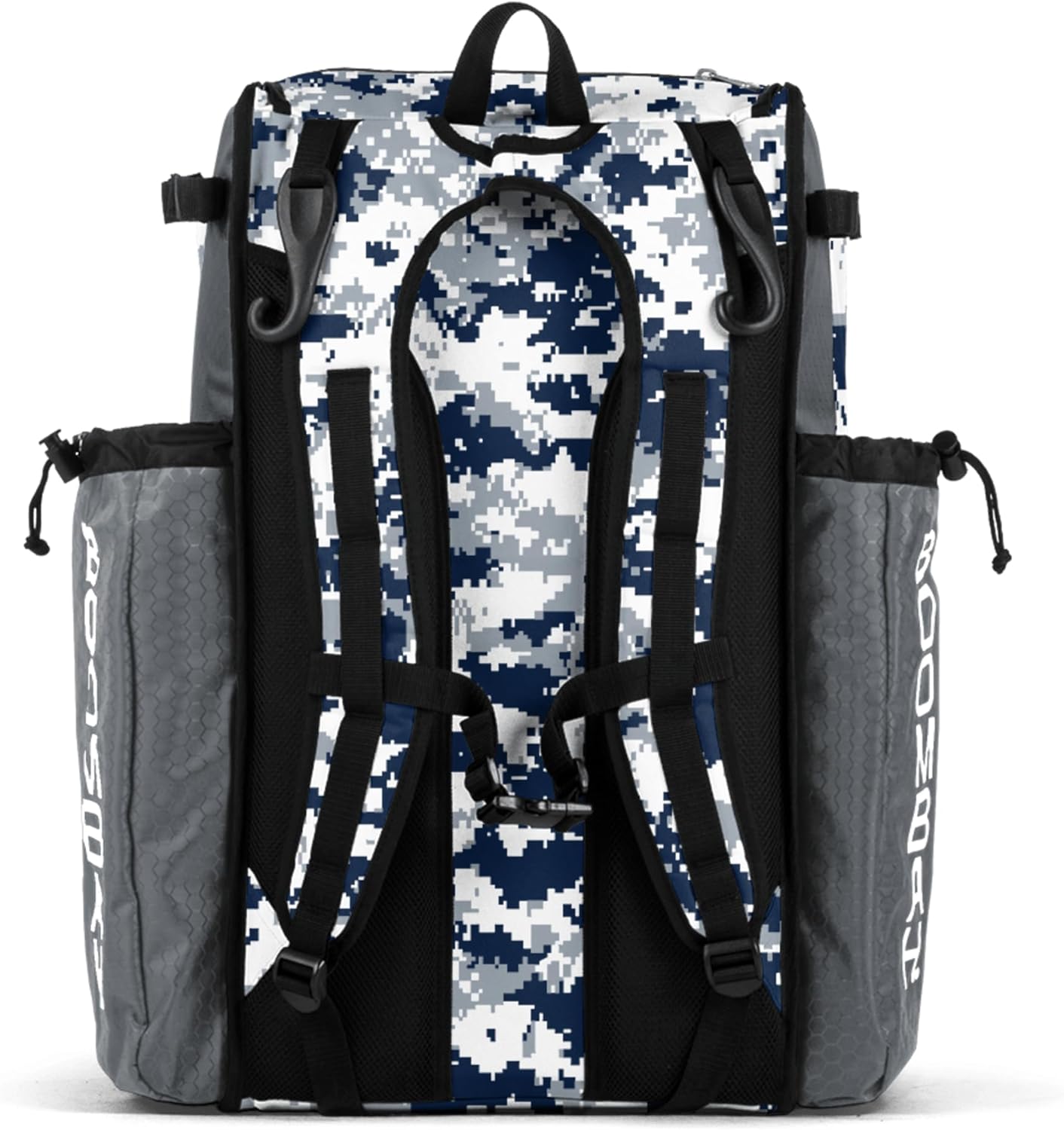 Boombah Catchers Superpack Bat Bag Digital Camo - 23-1/2" x 13-1/2" x 9-1/2" - Multiple Colors - Holds 4 Bats - Backpack Version (no Wheels)