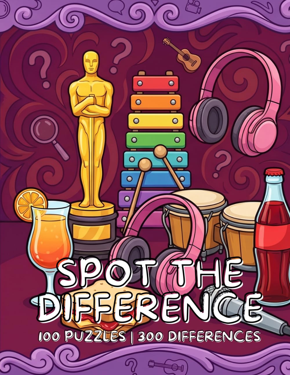 The Mind Gym: Spot the Difference: 100 Vibrant Visual Puzzles for Adults and Teens to Boost Observation and Relax