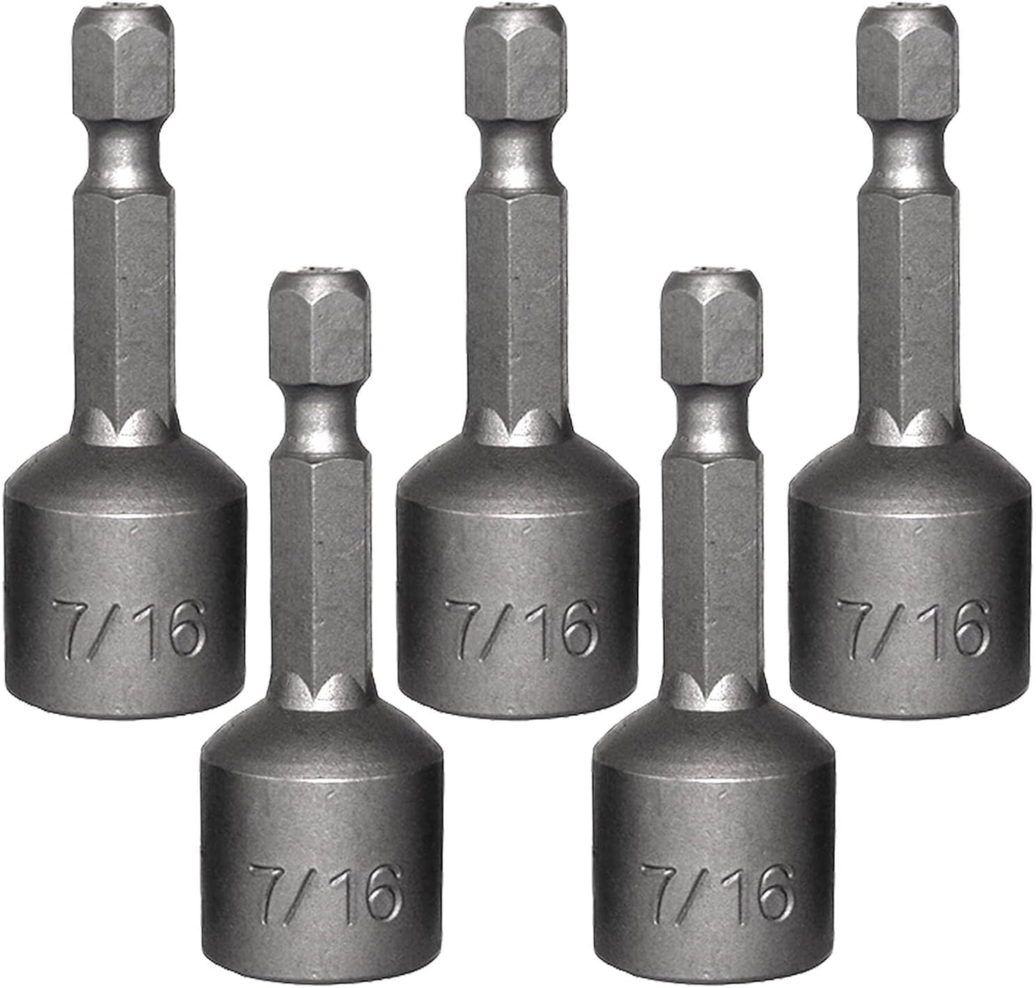 7/16Inch Hex Head Driver Bit w/Quick Change Shank Used for