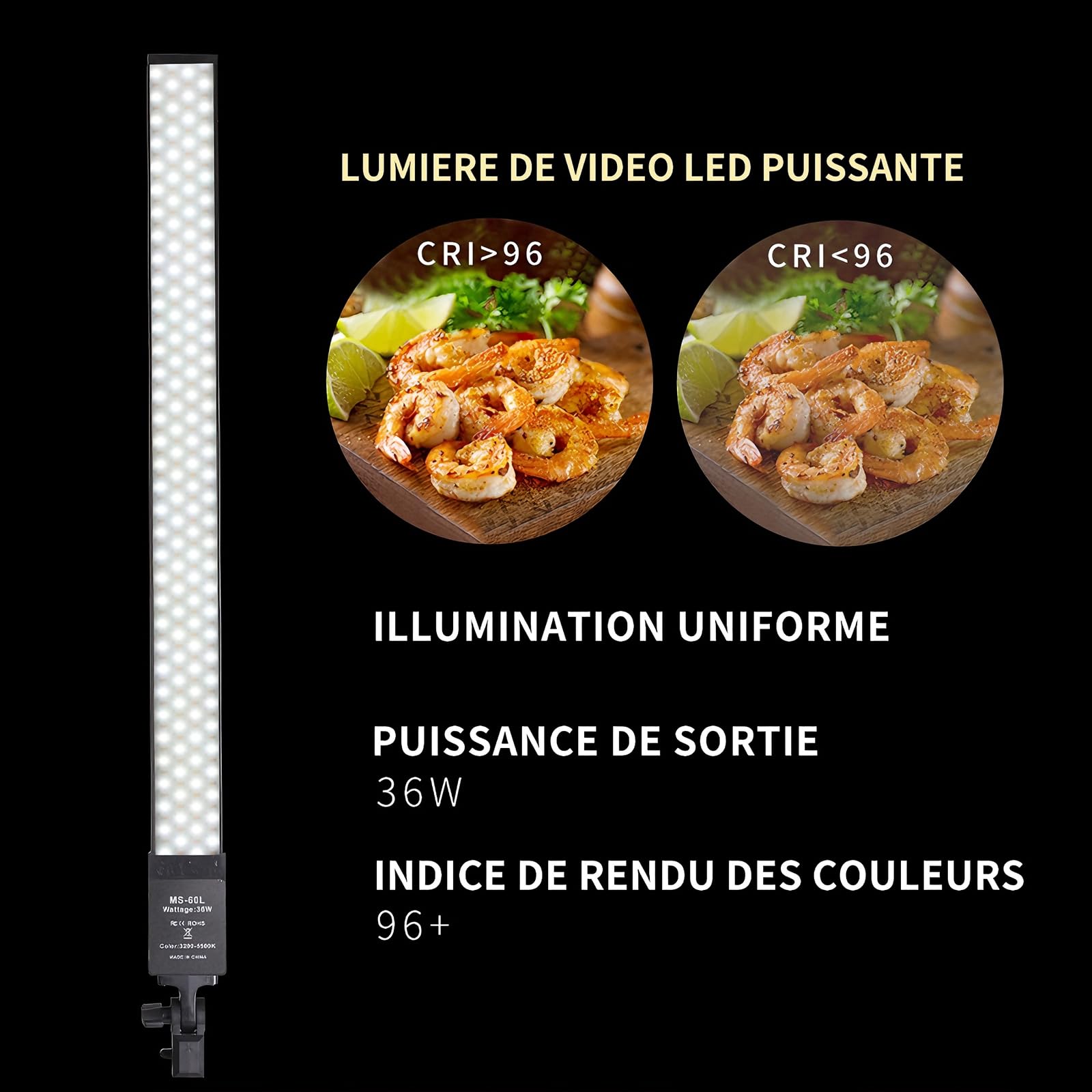 Lumière de Photographie LED Kit, Tatouage Extension de Cils