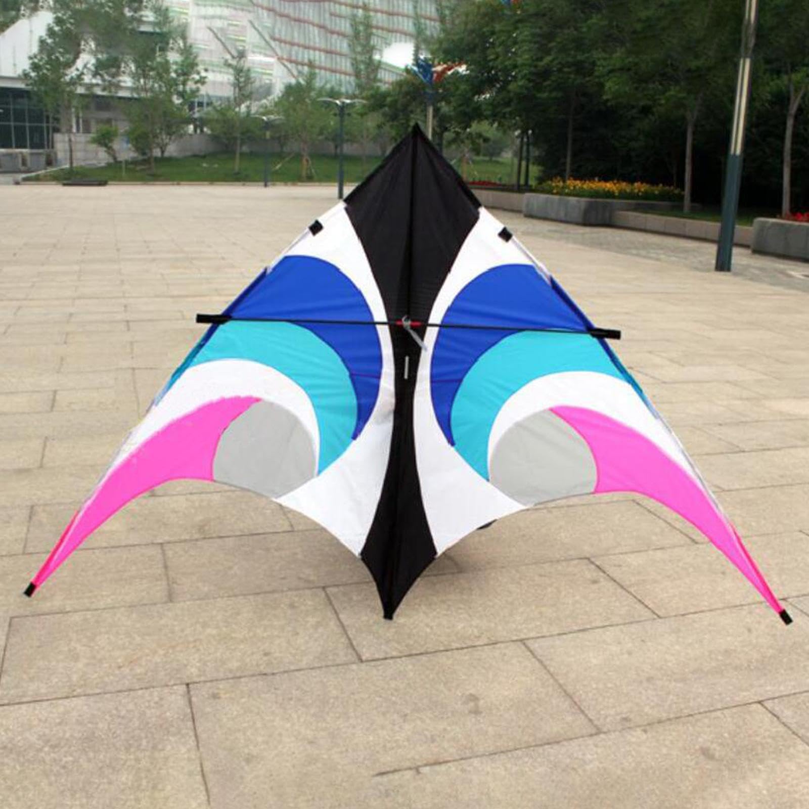 Cometa Grande de Doble línea, Ideal para niños, Ideal para Jugar al Aire Libre, fomentar la Creatividad y la unión Entre Padres e Hijos, para Deportes al Aire Libre.