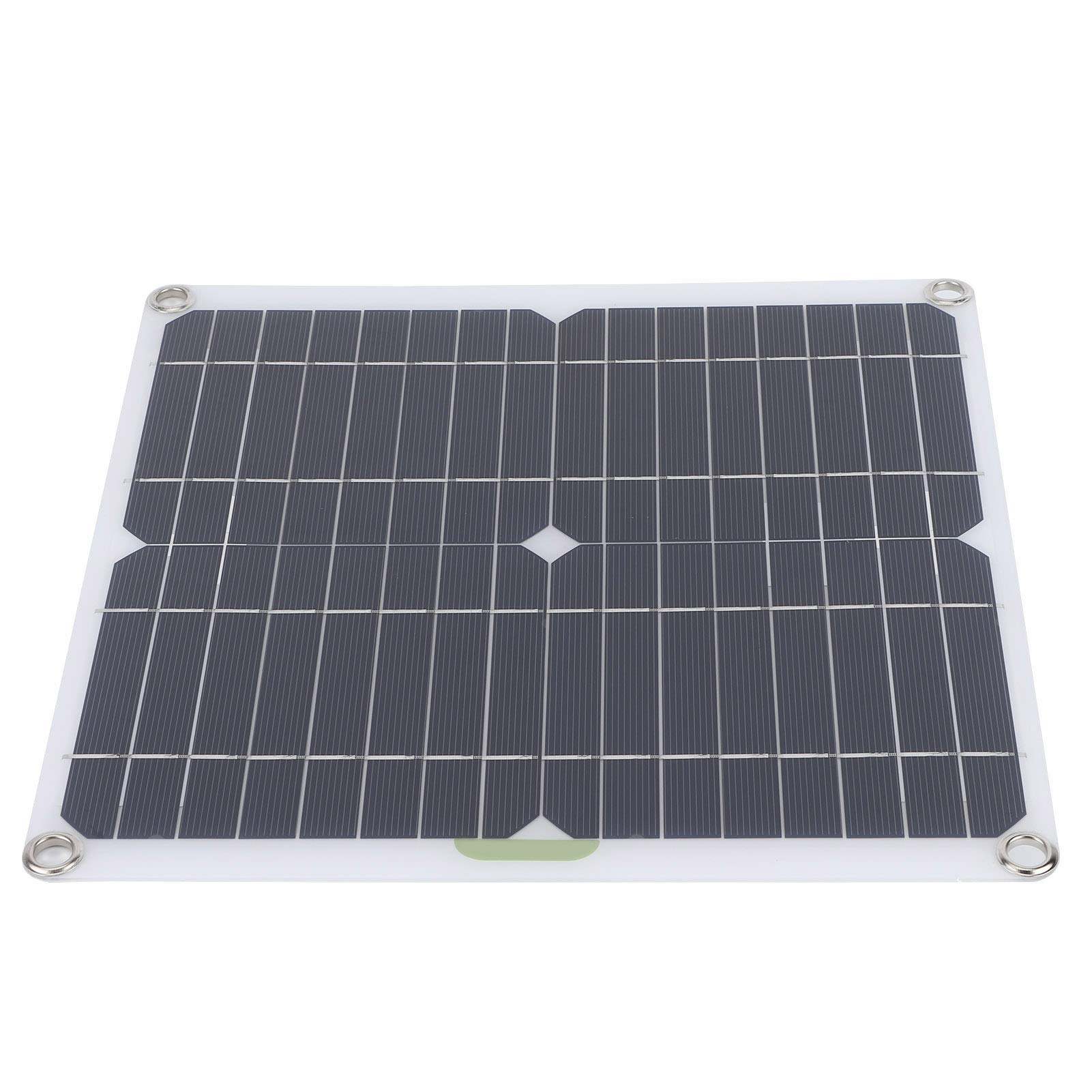 Dioche - Kit de cargador de panel solar para coche, 200 W, portátil, universal, carga MP3 para vehículo, RV, yate, ABS