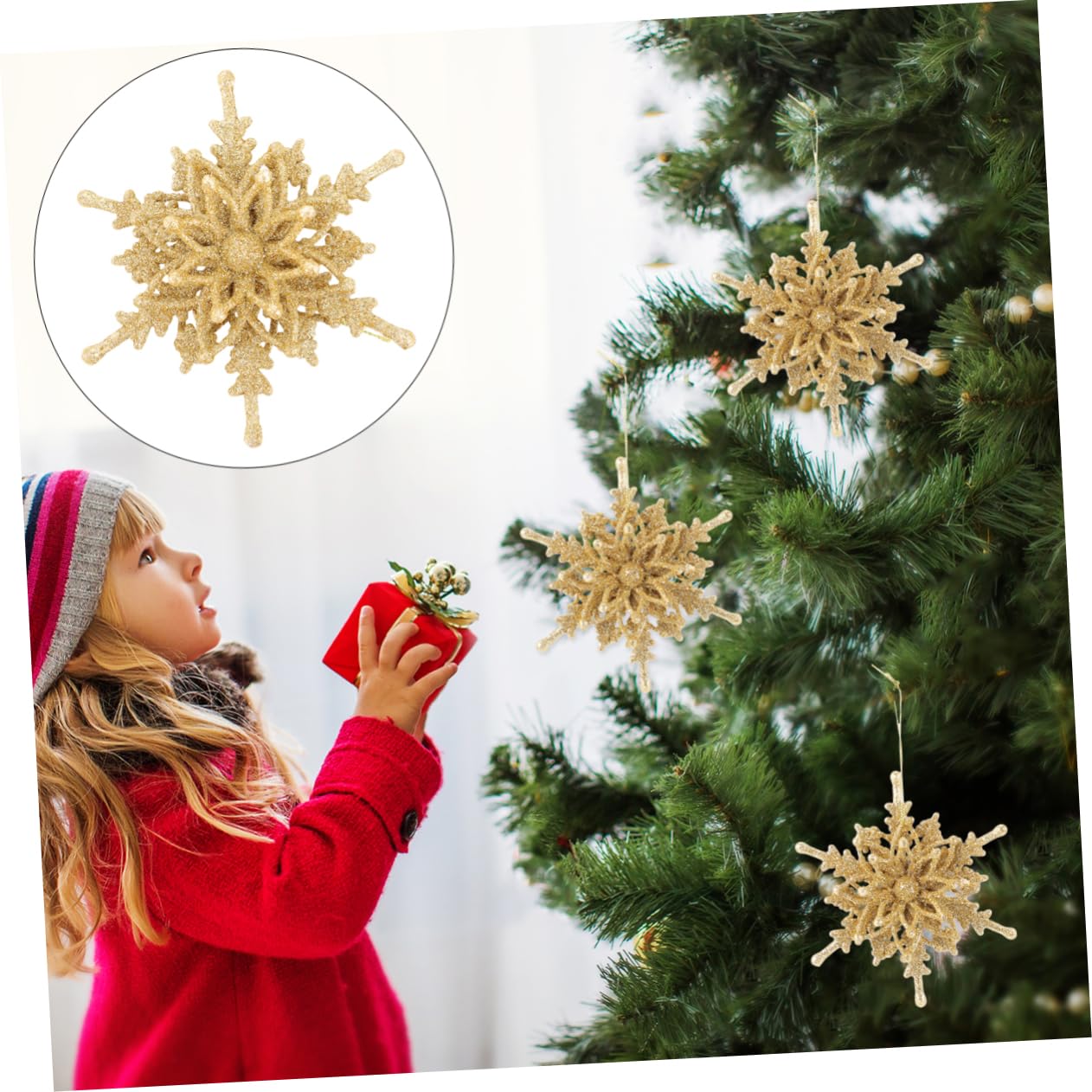 9pezzi Decorazioni Natalizie Forma Di Stella Esplosiva Per Albero Di Natale Ciondoli Appendibili Per Festività e Decorazioni Natalizie