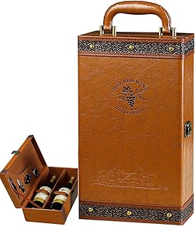 2 Bottle Wine Gift Box with 4 Accessories