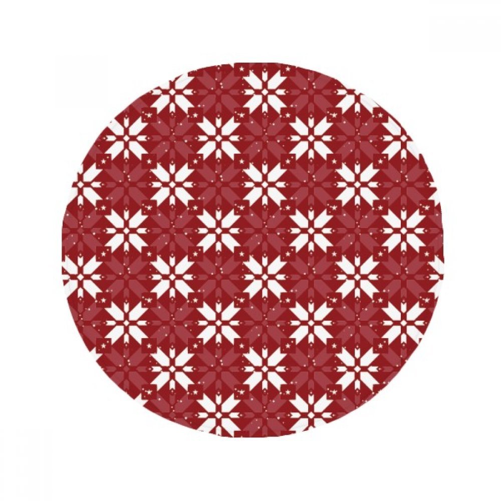 Tapis de bain de Noël antidérapant rond 60 cm salon cuisine