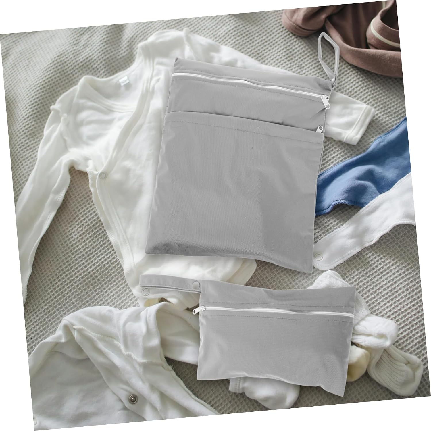 Toddmomy Waterproof Diaper Wet Bag Reusable Storage for Swimsuits Gym Clothes Baby Large Small Travel Bags Washable Daycare Organizer