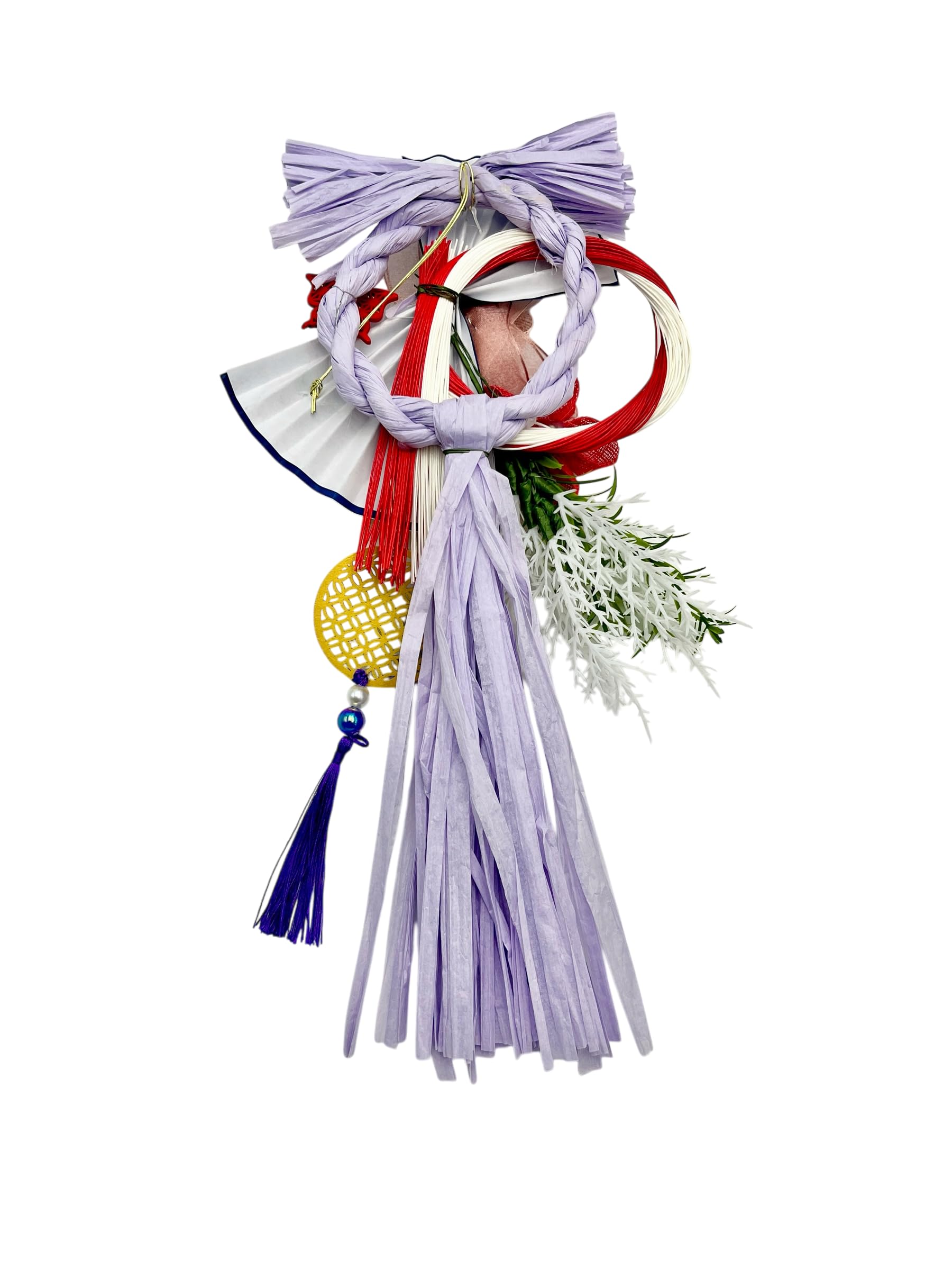 2026年迎春ネイティブしめ縄2wey正月飾り　 40×25 Amazon.co.jp: ［ 2026年 mamawreath しめ縄 麻花飾り ］ 正月飾り